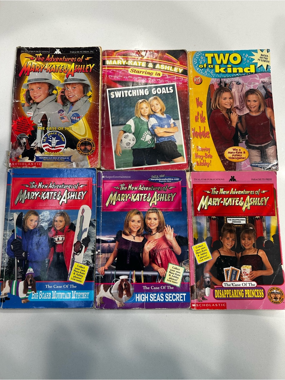 Lot of 6 vintage Mary Kate & Ashley Olsen children’s books